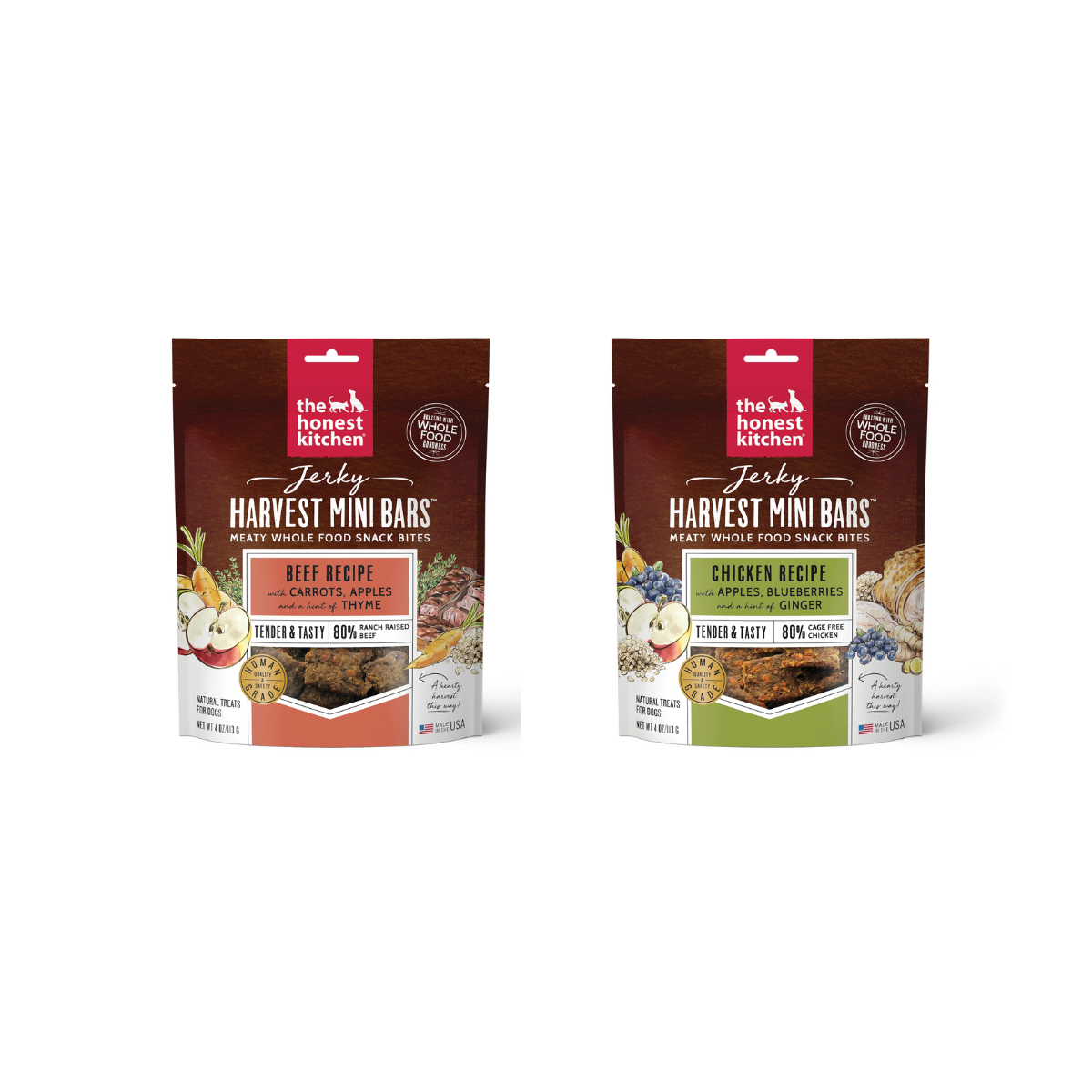 The Honest Kitchen - Jerky Harvest Mini Bars