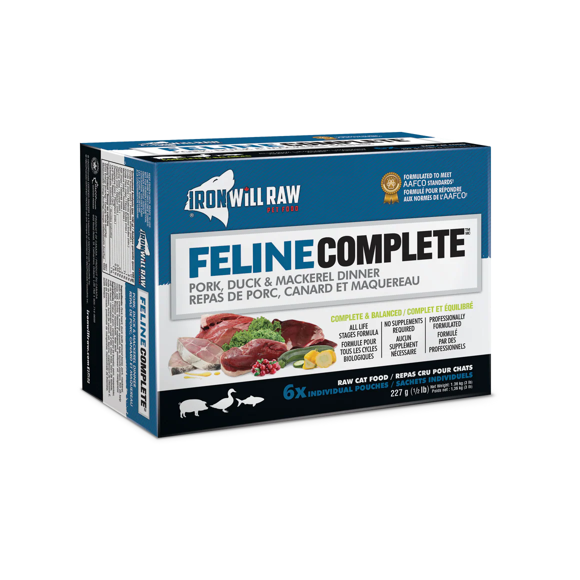 Iron Will Raw - Feline Complete Dinner