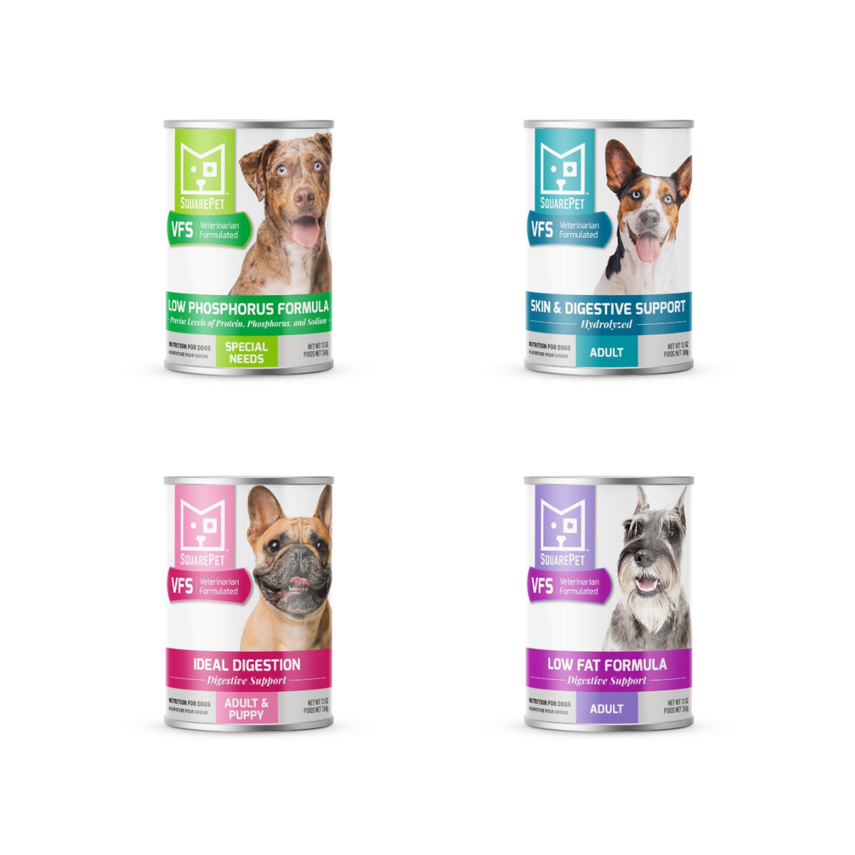 SquarePet Wet Dog Food Veterinarian Formulated Solutions
