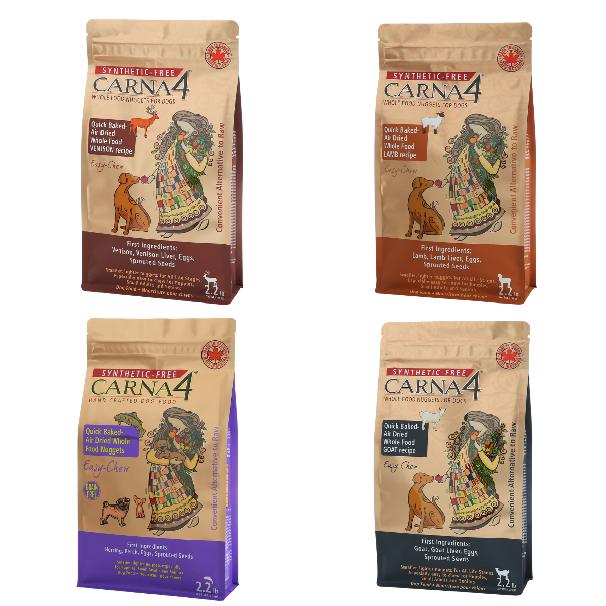 Carna4 - Dry Dog Food - Easy-Chew Formulas