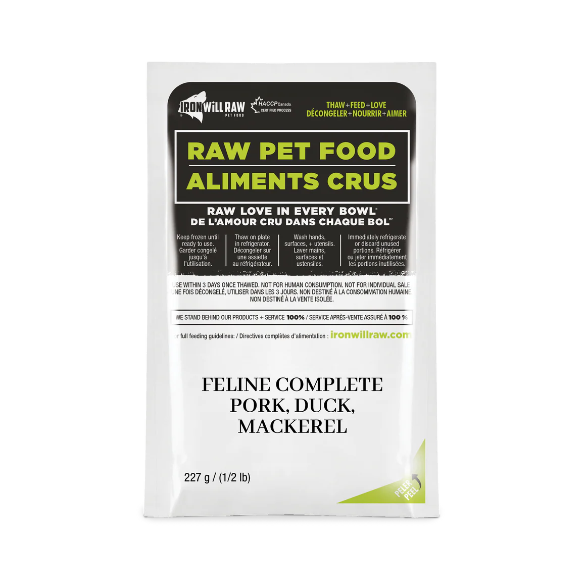 Iron Will Raw - Feline Complete Dinner