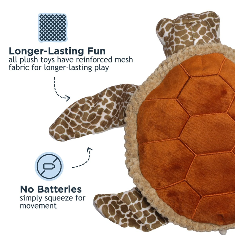 Tall Tails - Animated Sea Turtle Dog Toy