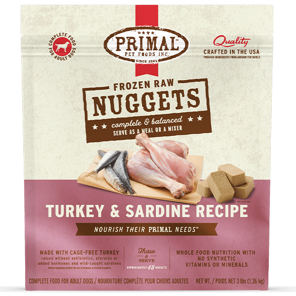 Primal - Dog Raw Frozen Nuggets (3 lb)