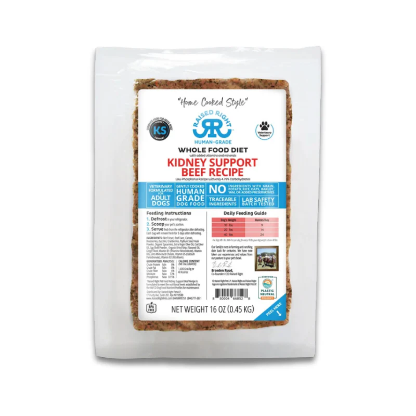 Raised Right - Original and Veterinary Support Recipes