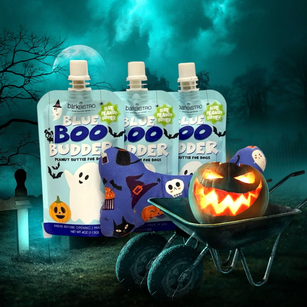 Bark Bistro - Blue Boo Budder Peanut Butter Squeeze Pack