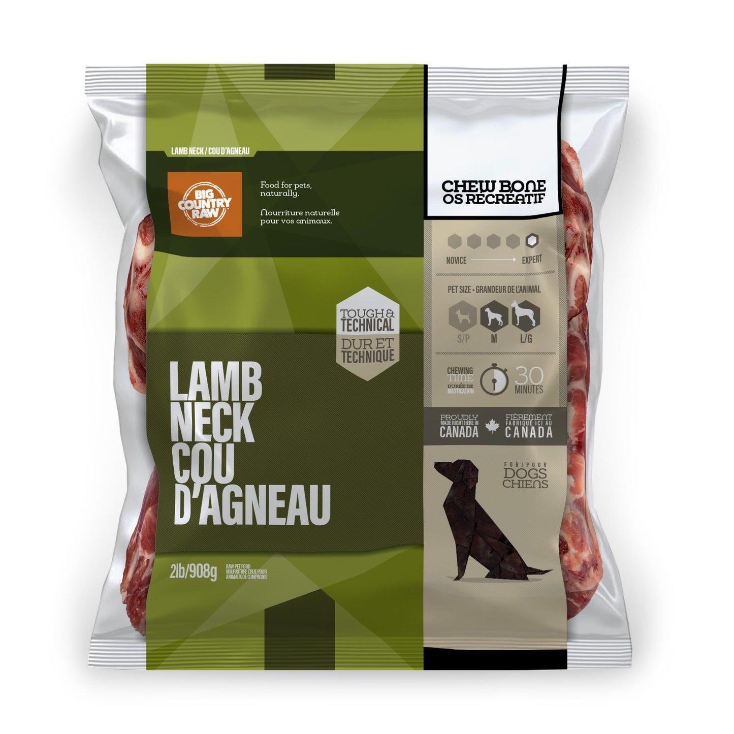 Big Country Raw - Lamb Neck Bone - 2lb