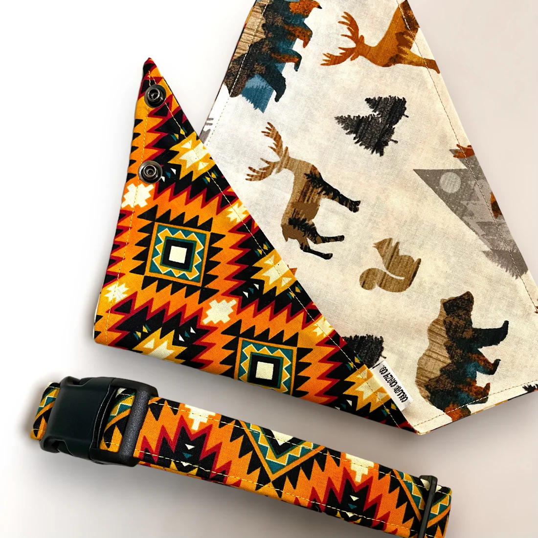 Collar Crazy Co - Orange Aztec - Collar