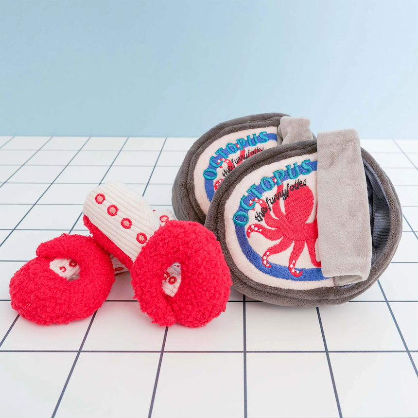 The Furryfolks - Tinned Octopus Nosework Toy