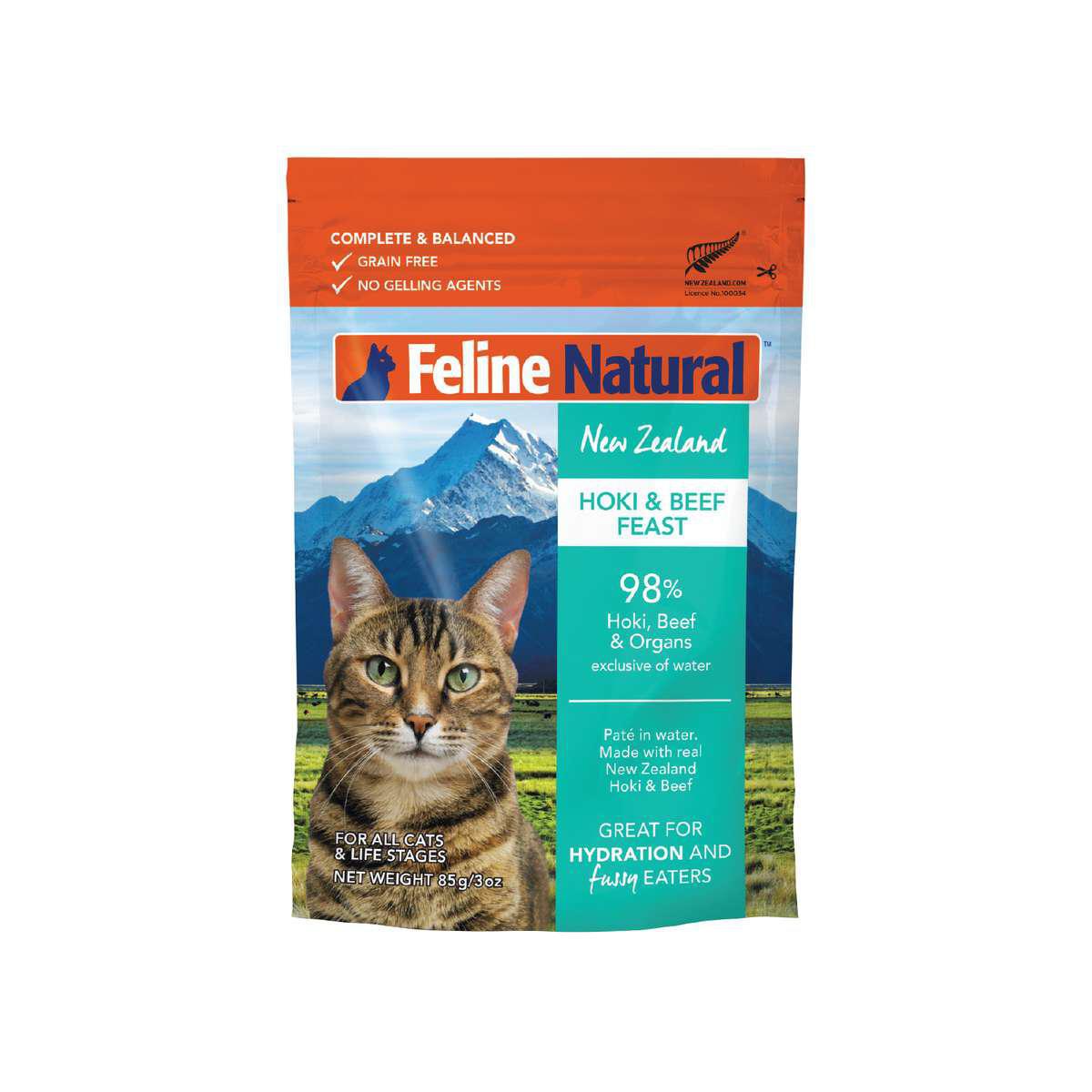 Feline Natural - Feast Pouch Cat Food - 85g