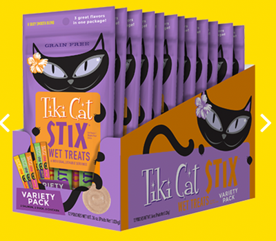 Tiki Cat - Stix - Variety Pack -  AARCS DONATION ONLY