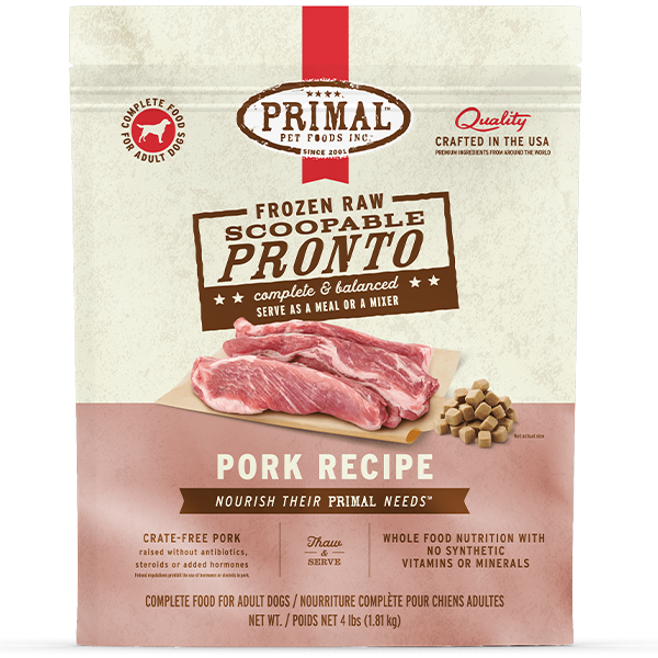 Primal - Frozen Dog Raw Pronto - 4 lb