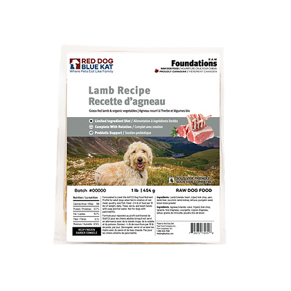 Red Dog Blue Kat - Foundations Raw - Raw Dog Food