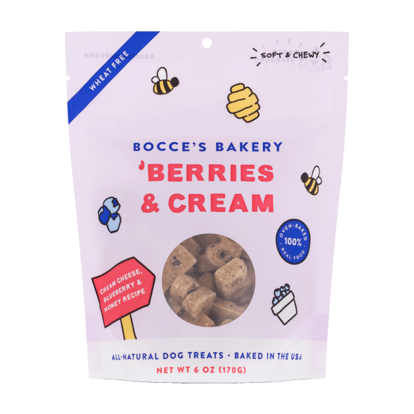 Bocce's Bakery - Berries & Cream Soft & Chewy Treats - 6oz