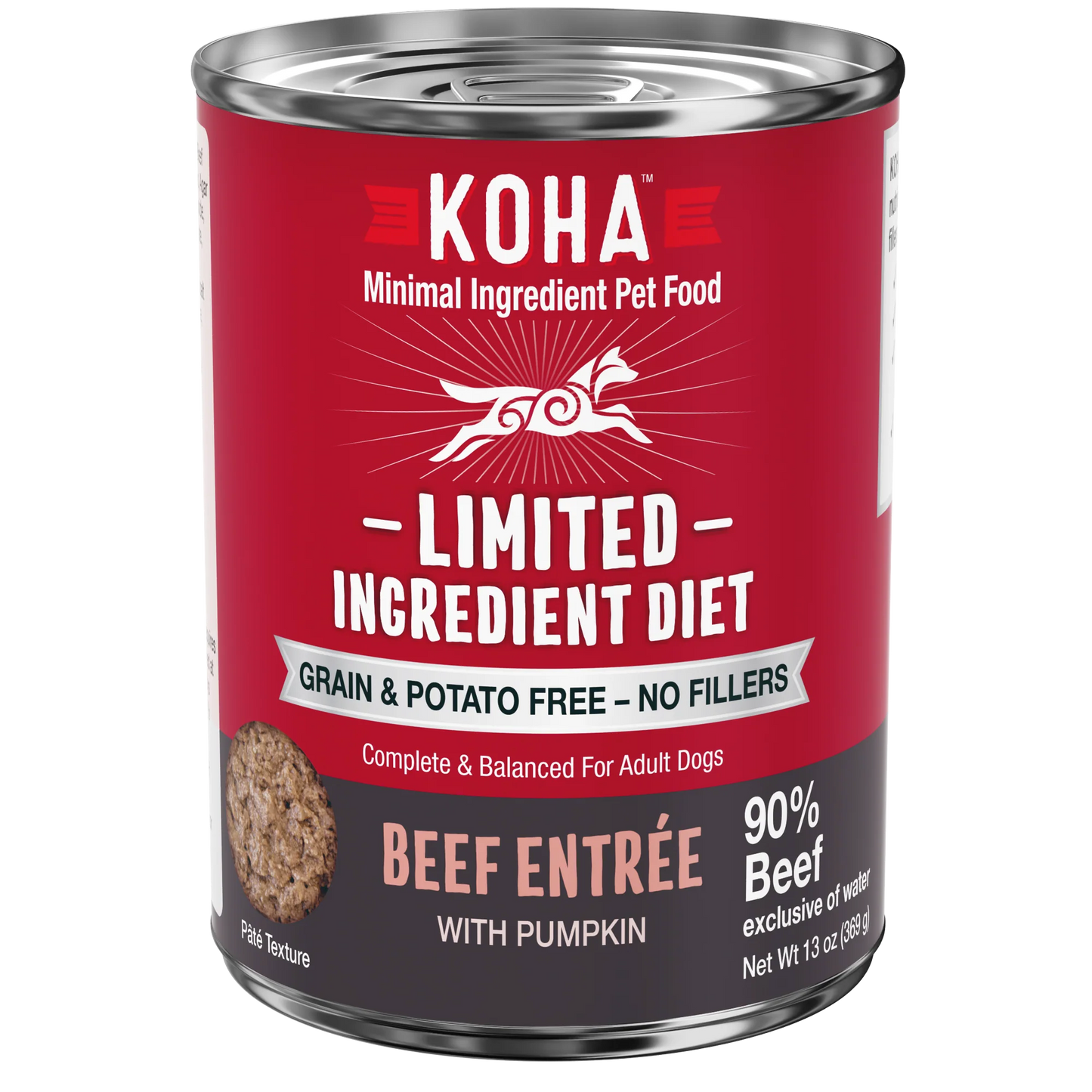 Koha - Wet Dog Food - LID 90% Meat Entree