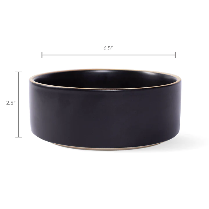 Fringe - Minimal Deep Charcoal Pet Bowl