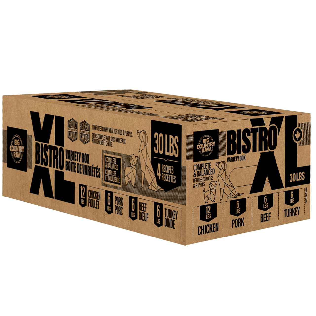 Big Country Raw - XL Bulk Boxes - 30 lbs