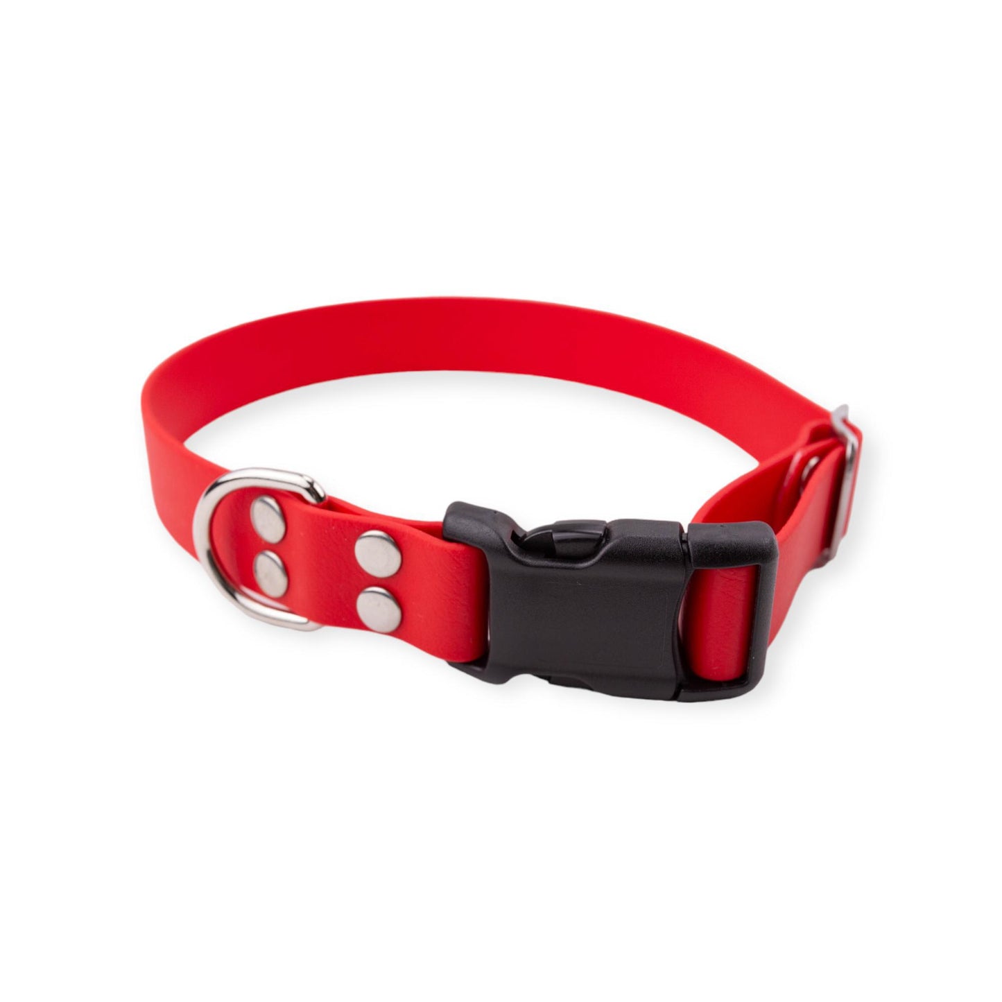 North Range Biothane Collar - Red
