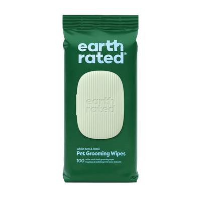 Earth Rated - Scented Pet Wipes - White Tea & Basil - 100pk