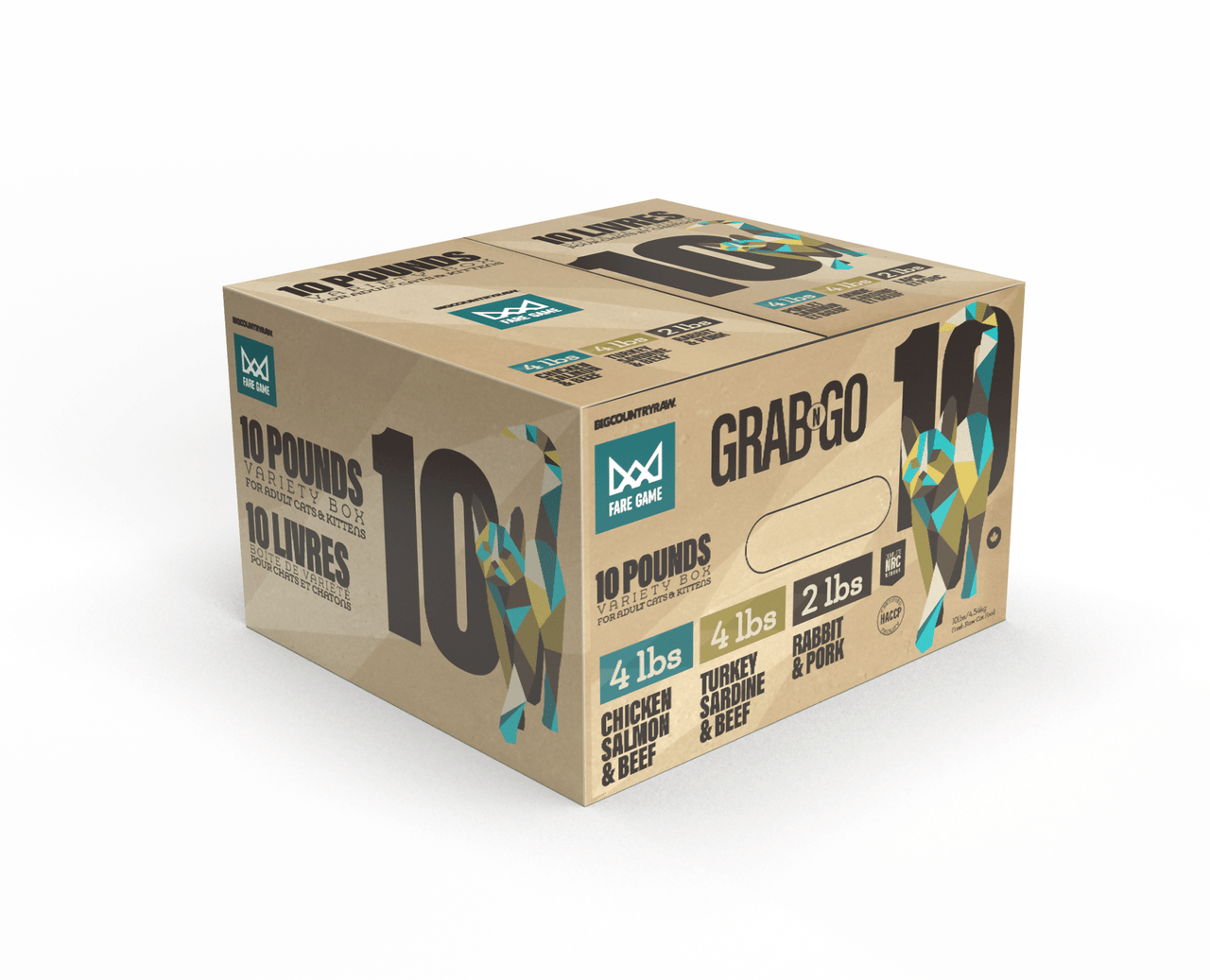 Big Country Raw - Fare Game - Raw Cat Food