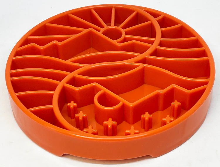 SodaPup - Yin Yang Shallow Slow Feeder Enrichment Bowl
