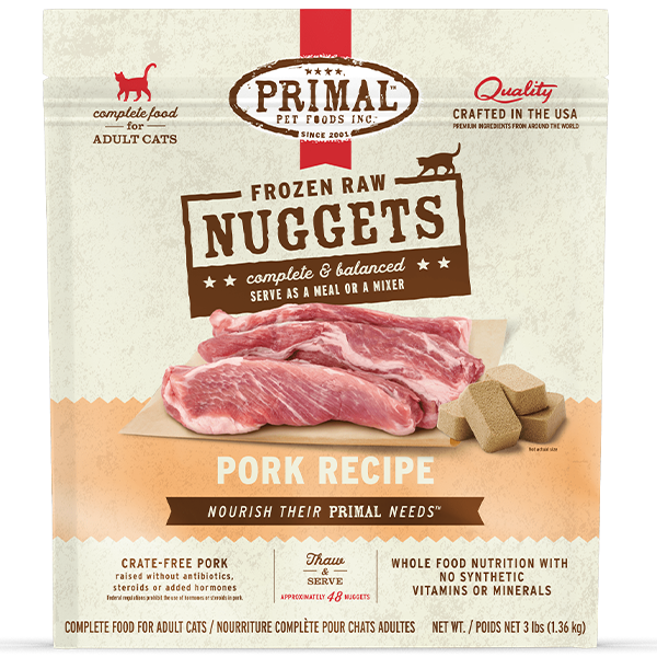 Primal - Cat Raw Frozen Nuggets (3 lb)