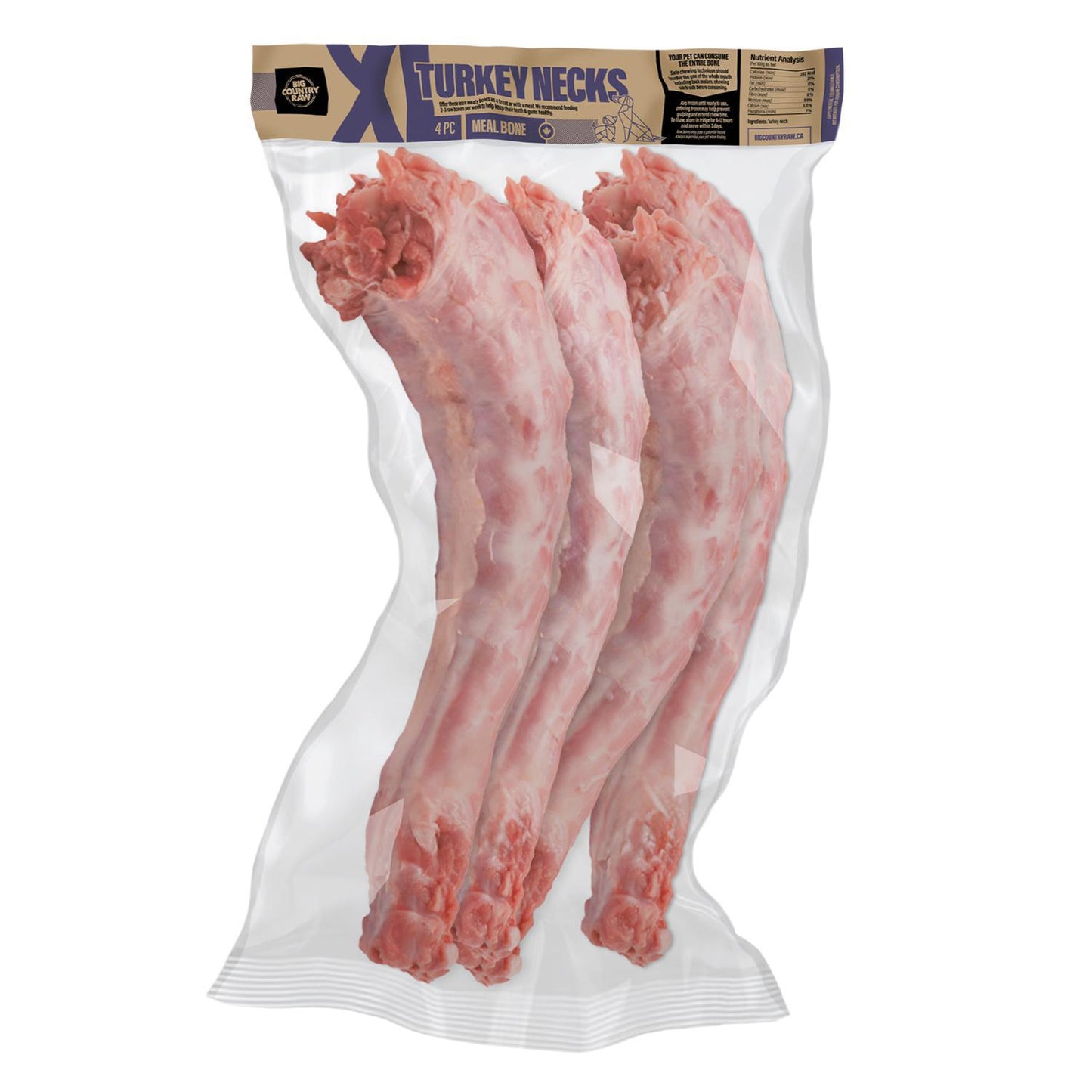 Big Country Raw - XL Turkey Necks (Bulk)