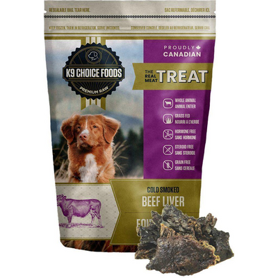 K9 Choice - Cold Smoked Beef Liver