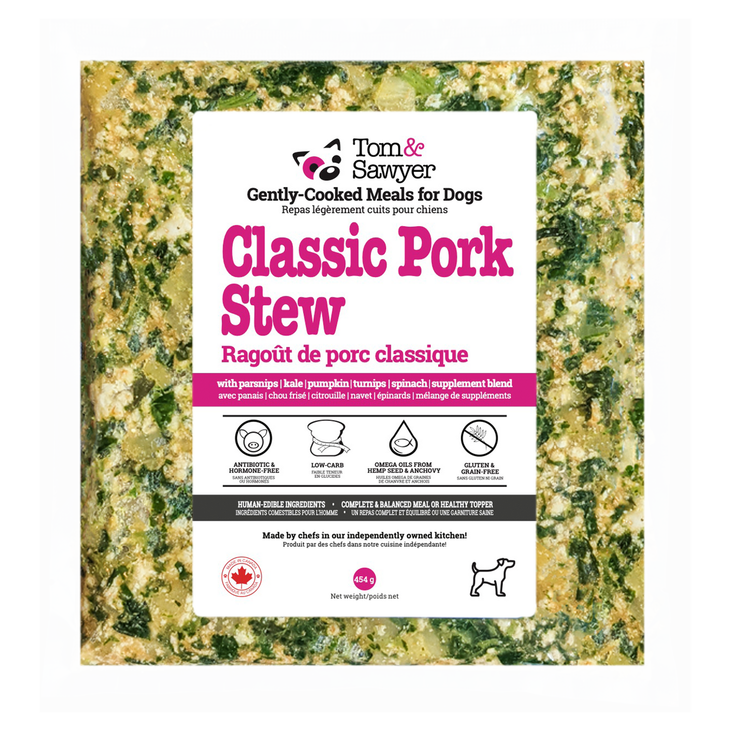 Tom & Sawyer - Frozen Gently Cooked Dog Food