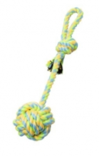 Budz - Monkey Fist w/ Stem, Loop Green/Yellow 15"