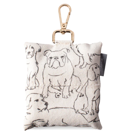 Fringe - Canvas Waste Bag Holder - Thoughtful Dogs