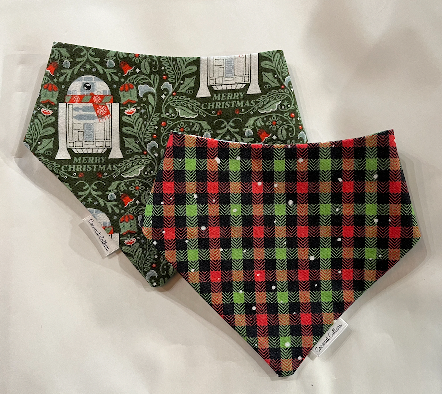 Coconut Collars Bandanas - Xmas R2-D2