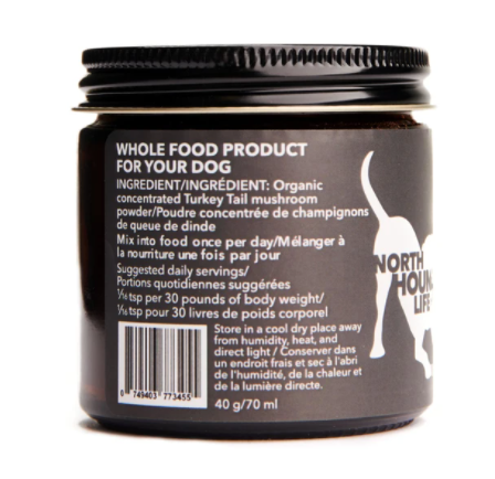 North Hound Life - Concentrated Turkey Tail Mushroom - 40g