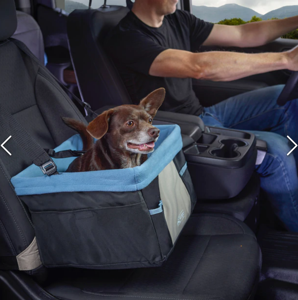Kurgo - Rover Booster Seat - Black/Blue