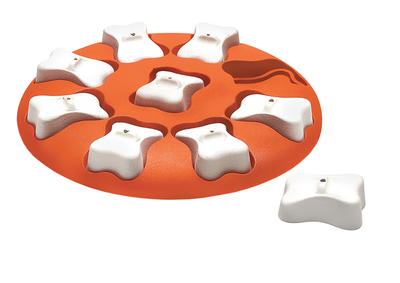 Nina Ottosson Outward Hound - Dog Smart Orange with Bones