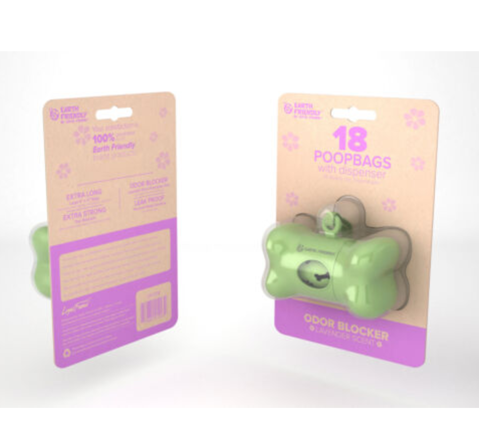 Earth Friendly - poop bags (dispenser)