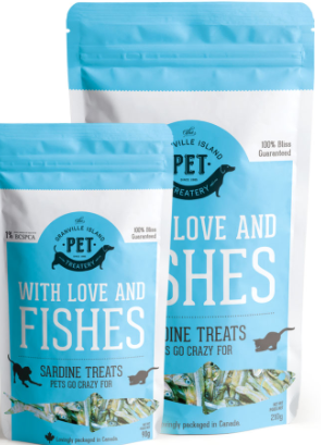 Granville Island Pet Treatery - With Love and Fishes - Dried Sardines