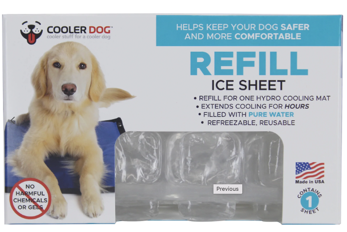 CoolerDog - Hydro Cooling Mats - Ice Sheet Refils