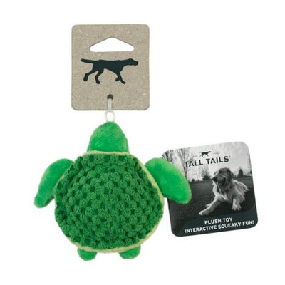 Tall Tails - Turtle with Squeaker 4"