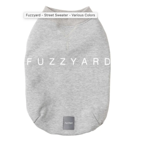 Fuzzyard - Street Sweater - Various Colors
