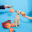 The Furryfolks - Orange Nosework Toy