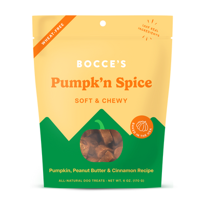 Bocce's Bakery - Pumpk'n Spice Soft & Chewy Treats - 6oz