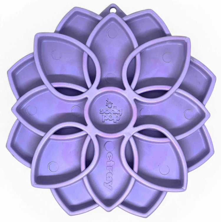 SodaPup - Mandala Softie Enrichment Tray with Suction Cups