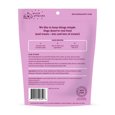 Bocce's Bakery - Quack Quack Quack Soft & Chewy Treats - 6oz
