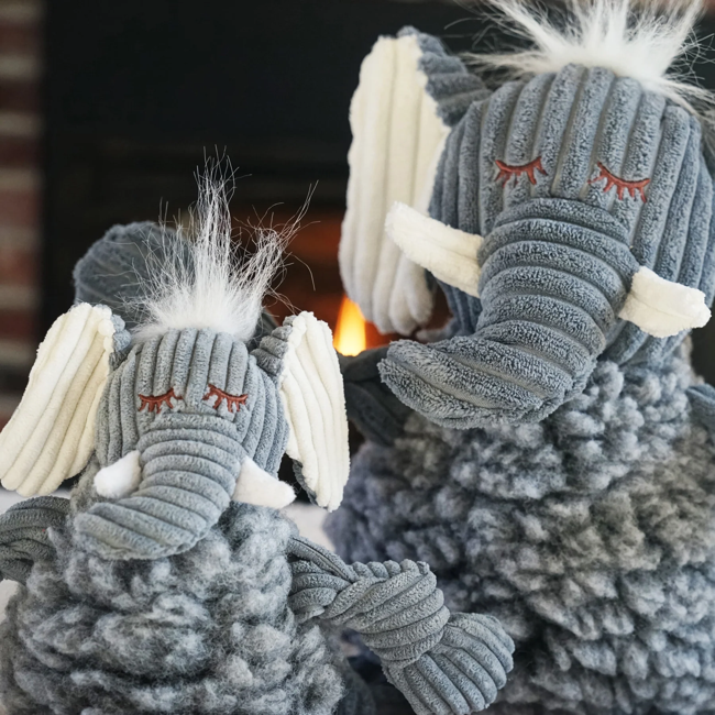 HuggleHounds - Ellamae Elephant Plush Dog Toy