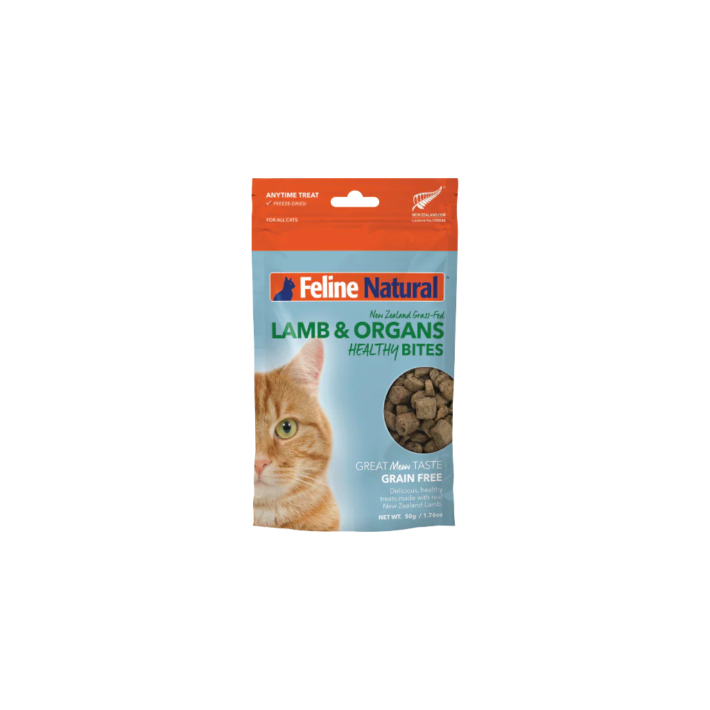 Feline Natural - Lamb Healthy Bites - Cat Treats