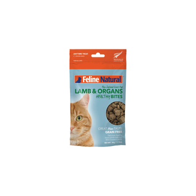 Feline Natural - Lamb Healthy Bites - Cat Treats