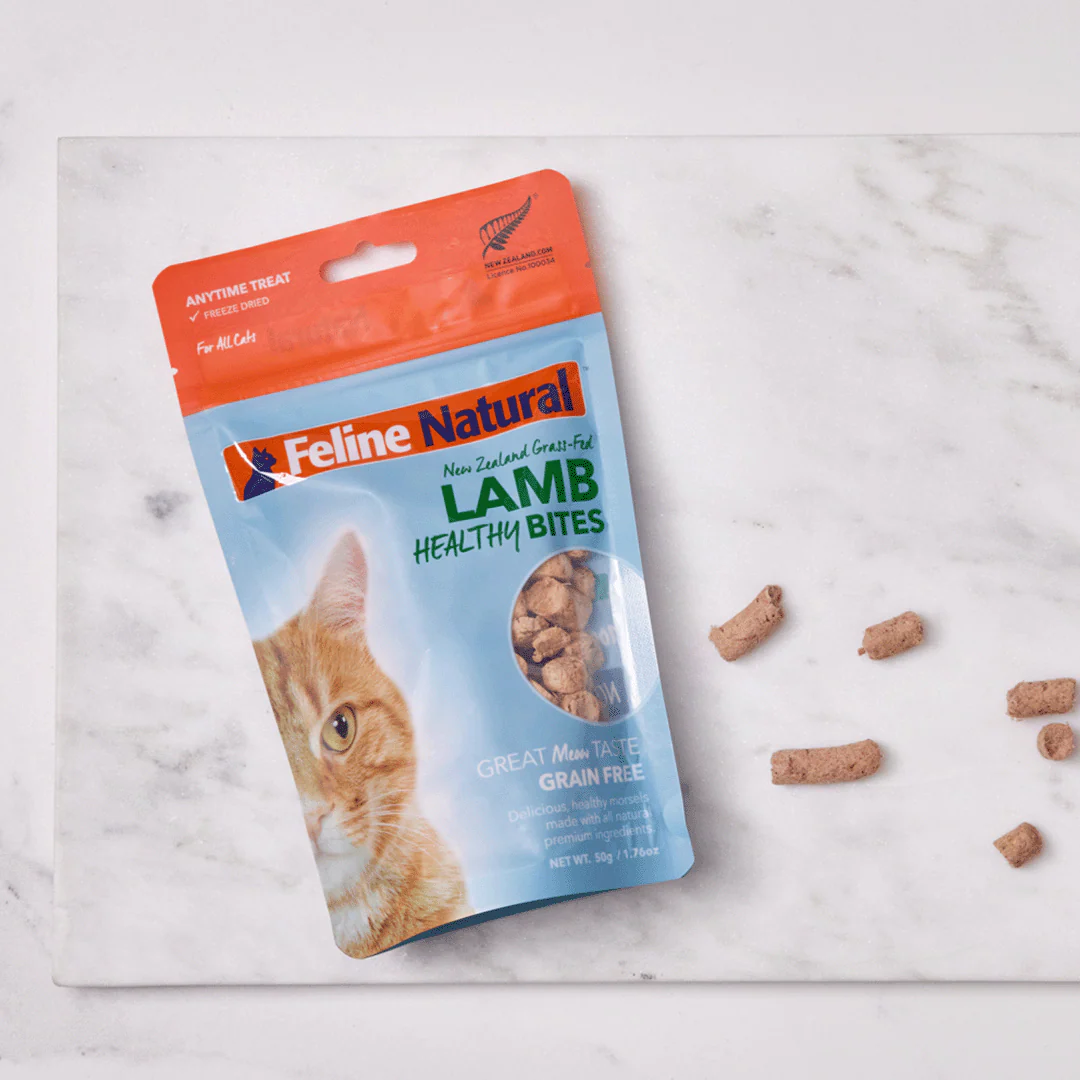 Feline Natural - Lamb Healthy Bites - Cat Treats