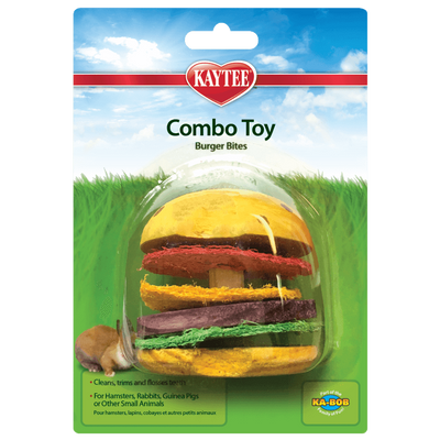 Kaytee - Combo Toy Crispy & Wood Hamburger