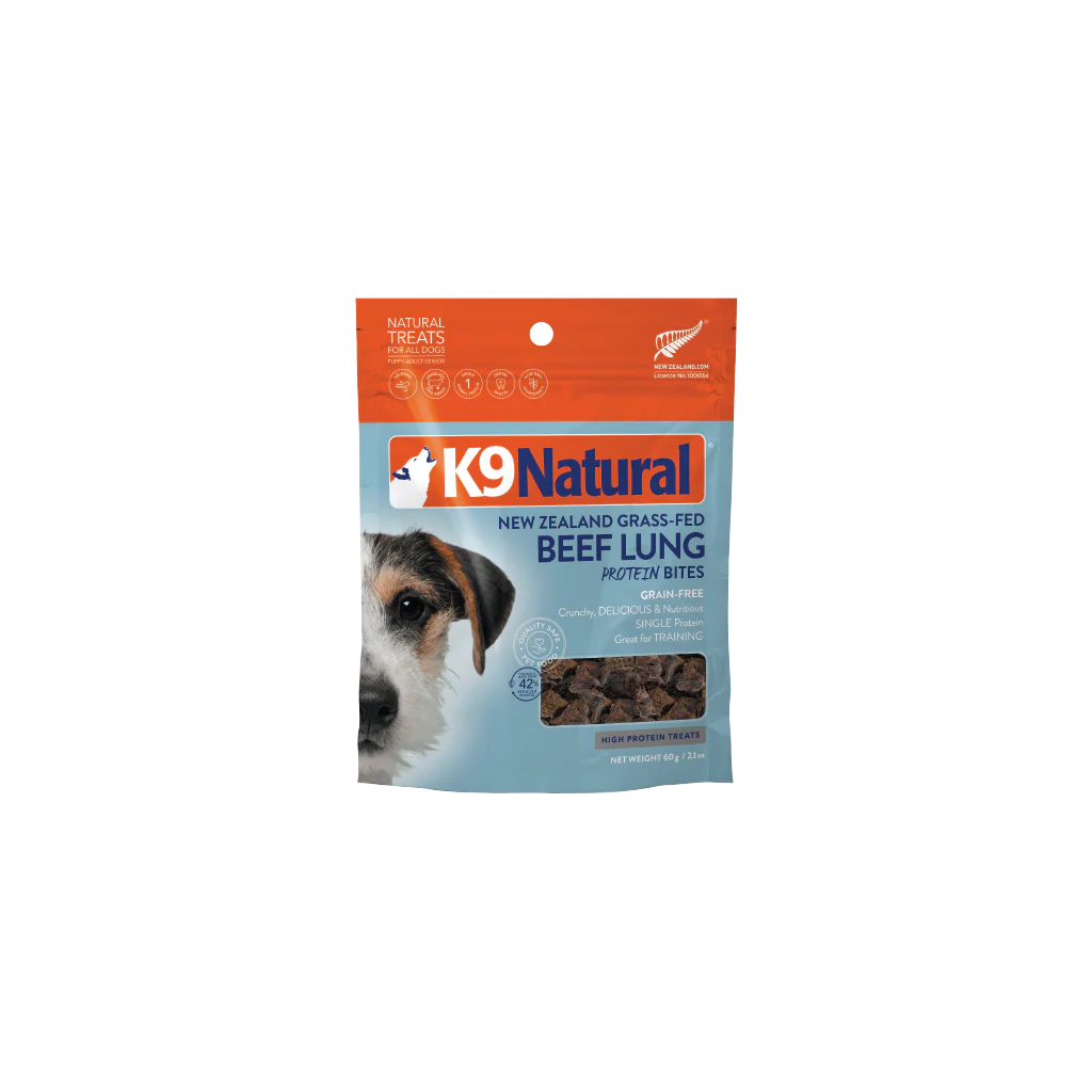 K9 Natural - Beef Lung Protein Bites Dog Treats