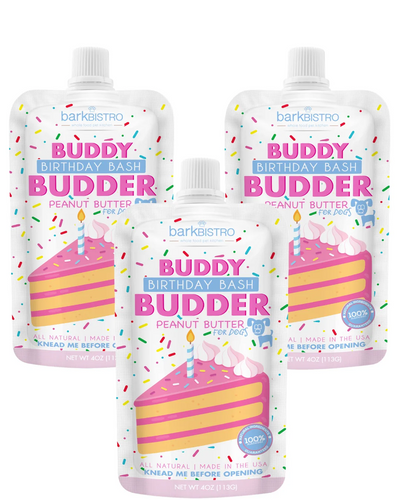 Bark Bistro - Birthday Bash Buddy Budder Peanut Butter Squeeze Pack
